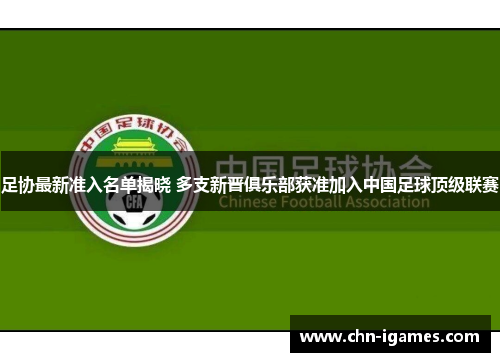 足协最新准入名单揭晓 多支新晋俱乐部获准加入中国足球顶级联赛 足协最新准入名单揭晓 多支新晋俱乐部获准加入中国足球顶级联赛